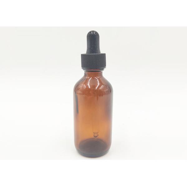 50ml Dropper Amber Glass Cosmetic Bottles Portable For Perfume Packaging