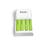 AA AAA NIMH / NICD Carregador de bateria recarregável rápido com conector direto da UE dos EUA