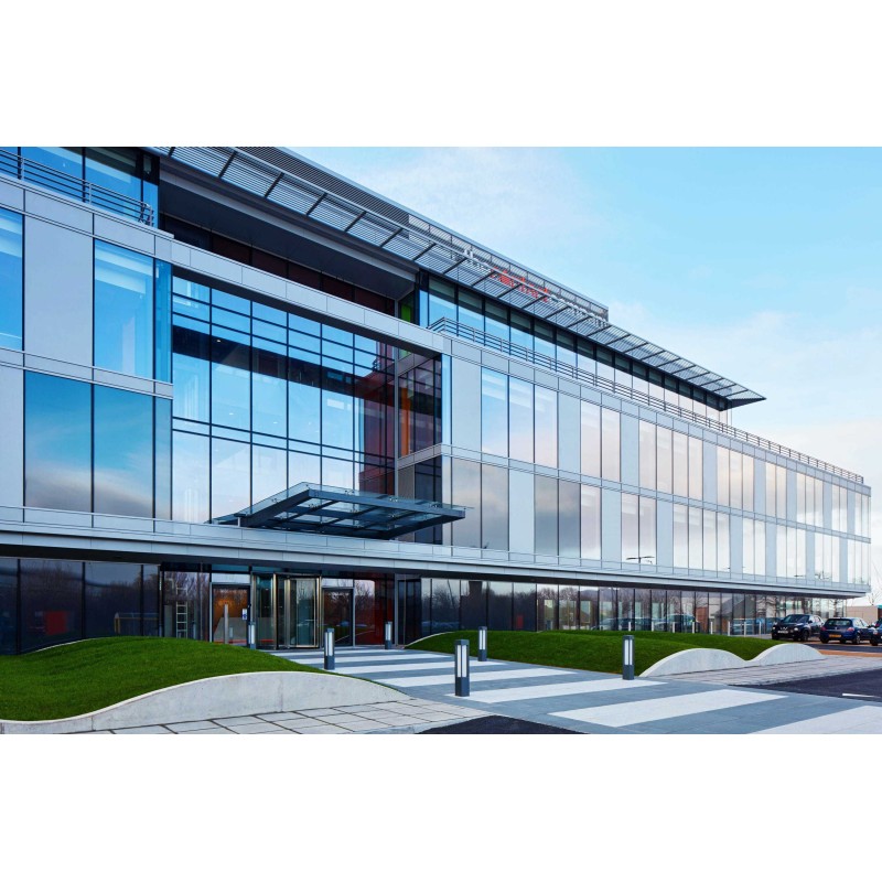 Structural Aluminum Curtain Wall Glass Facade System For Commercial Buildings
