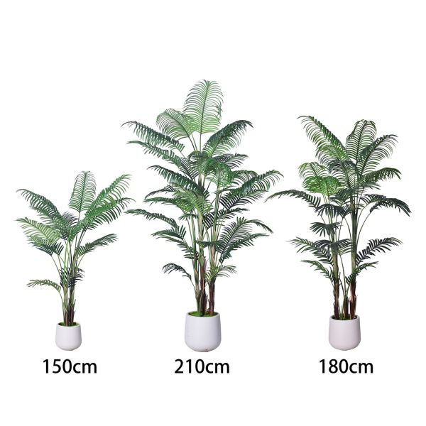 Wholesale 180cm (5.9ft) Artificial Indoor Palm Trees - I Style Areca Palm Plant | Haihong Factory Direct | Large Faux Palm Tree for & Office Decor
