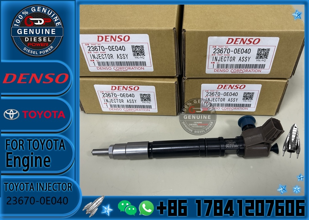 Good Quality 2GD-FTV 2GD 2.4L Fuel Injector 23670-0E020(G4) 295040-9440 295700