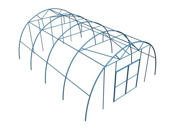 6x4m Strong Small Plastic Greenhouse With Ventilation Irrigation System