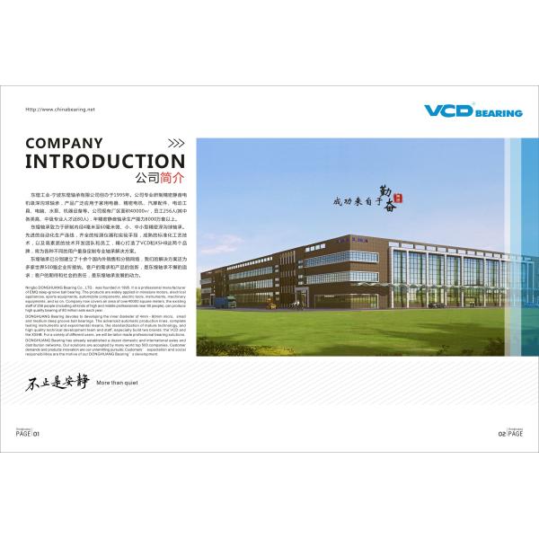 GCr15 VCD Deep Groove Bearing / Electric Motor Bearing Replacement