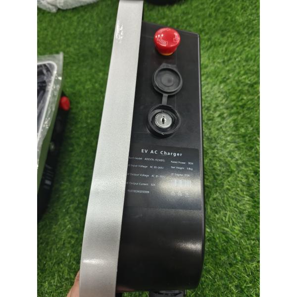 Caja de carga rápida para coche EVSE Wallbox en forma de U de 7kW, 14kW y 22kW, con enchufe Tipo 1, estación de carga de nivel 2