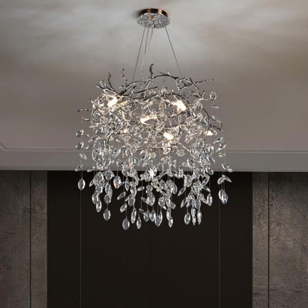 Освещение роскошного современного финиша хрустальной люстры ясного французское