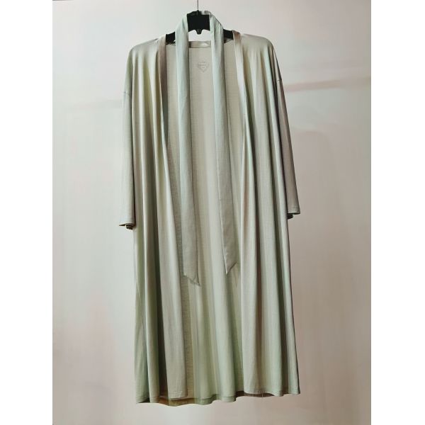 Green Washable Silk Sleepwear Knitted Sleepwear Custom Luxury Silk Pajamas 81 - 107cm