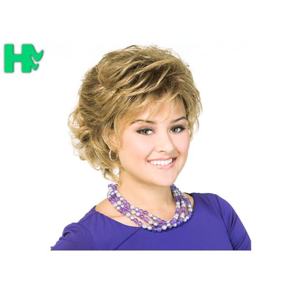 OEM High Resistant Fiber Synthetic Curly Hair Wig