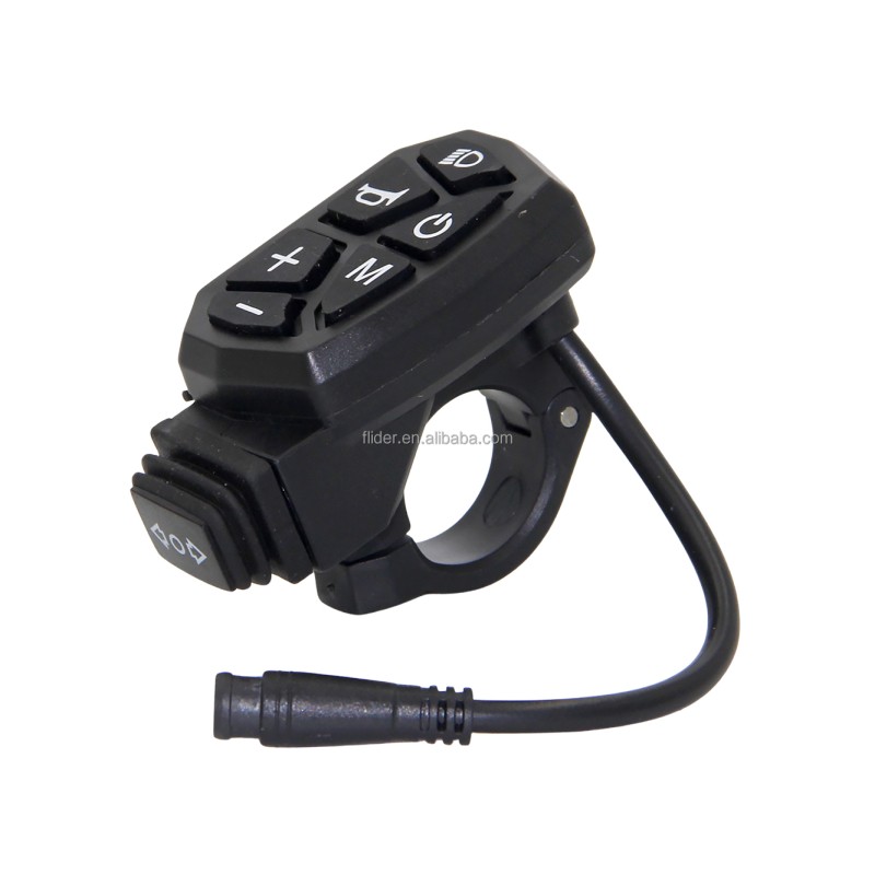 6 Pin Waterproof Scooter Control Button 48V Electric Scooter Switch for Headlight and Turn Signal