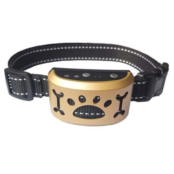 Collar de entrenamiento ecológico para perros Control de voz recargable Suministros de entrenamiento para mascotas