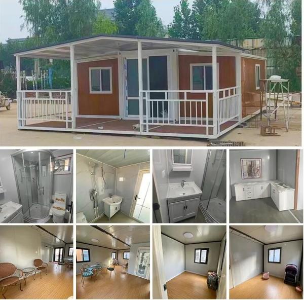 Movable Prefab Expandable Container Modern Home Luxury Villa Expandable Shipping Container