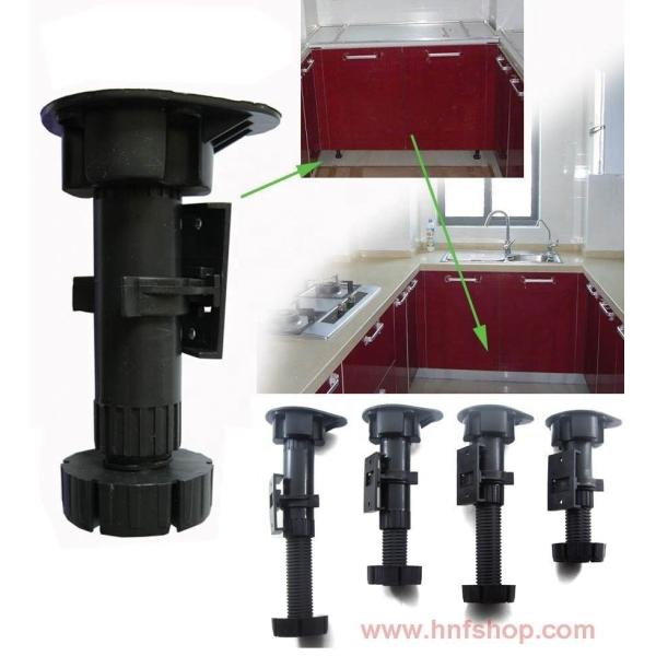 Modern Design Adjustable Plastic Kitchen Cabinet Leg for Leveling Table Plinth Foot