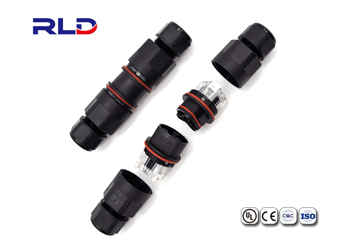 Прямо 2 3 соединитель электрического провода Pin IP67 IP68 10mm