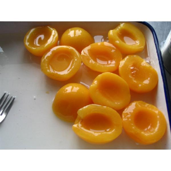 Light Syrup Canned Fruit , Sweet Canning Fresh Yellow Peach Halves
