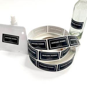 Custom Self-Adhesive Printing Cosmetics Packaging Labels Waterproof Small