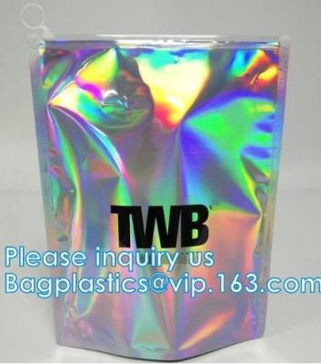Smell Proof Mylar Bags, Foil Small Zip lockk Bags, Halloween Christmas Favor, Foil Pouch Slidelock