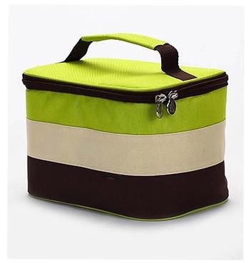 Stripe Soft Cooler Picnic Lunch Bag Freezer Tote promotional bag gift