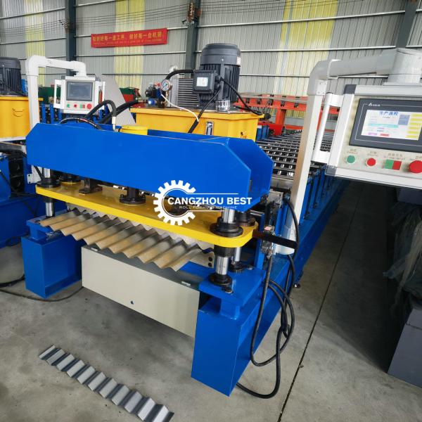 Гидравлическое вырезывание G550 гофрировало крен формируя машину для листа панели крыши металла цвета