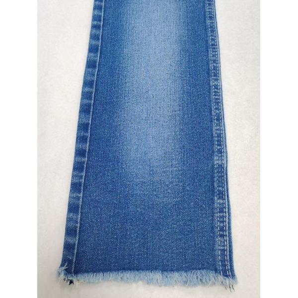 8.5oz  Siro Yarn Cross Slub  High Spandex Denim Fabric 72%cotton For Jeans