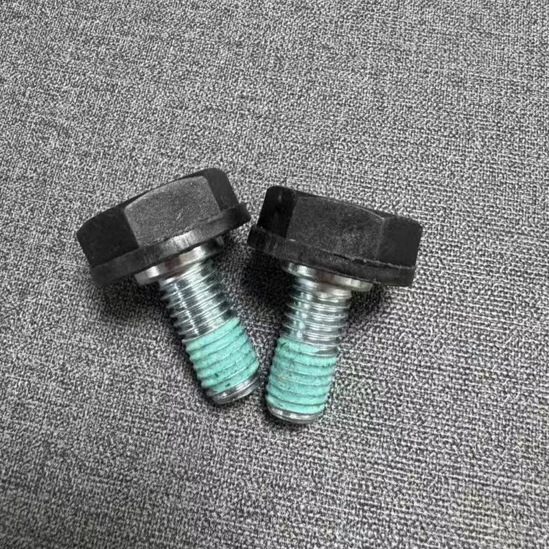 Factory Outlet LAKER M10*22 Plastic Insulated Hex Fastener, OEM ODM Custom High Strength Galvanized Anti-Vibration Self-Locking Screw, Spot Supply Nylon Patch Anti-Corrosion Insulated Fitting