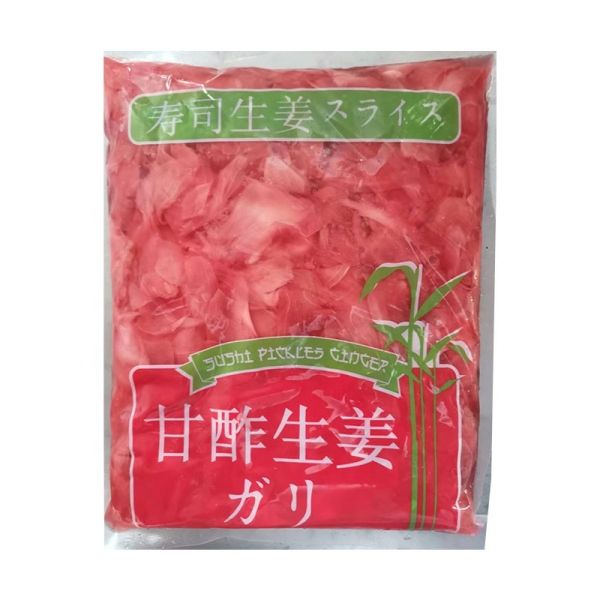 New Crop Bag Packing Pickled Vegetable Pink Spicy Sour Sweet Sushi Ginger Slice Product Immediately