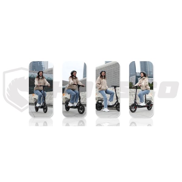 C10 12''*2.125 450W Folding Electric Mini Scooter with LCD Rear Brake 36v Foldable Bike Supply Lithium Battery