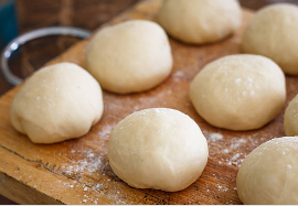 380V 50HZ Pizza Dough Divider And Rounder 1360mm Round Dough Ball Maker