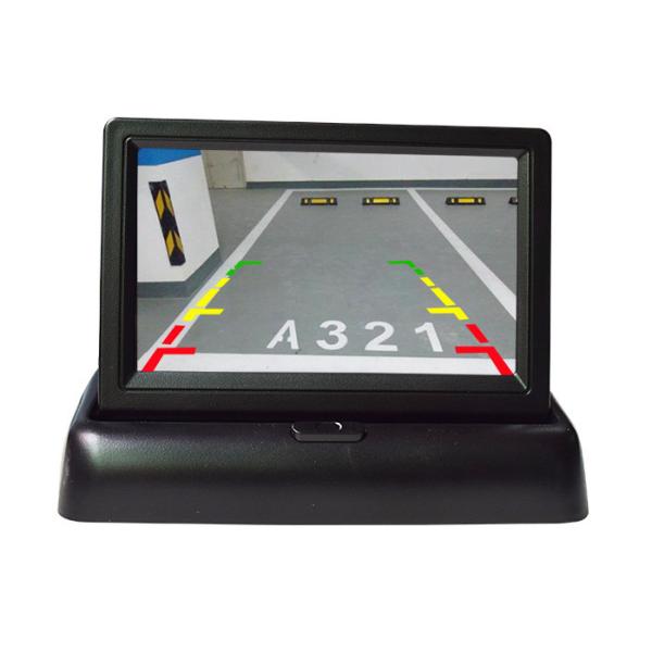 Foldable Car Rear View Mirror Monitor , 4.3 Inch Touch Screen Monitor For Car