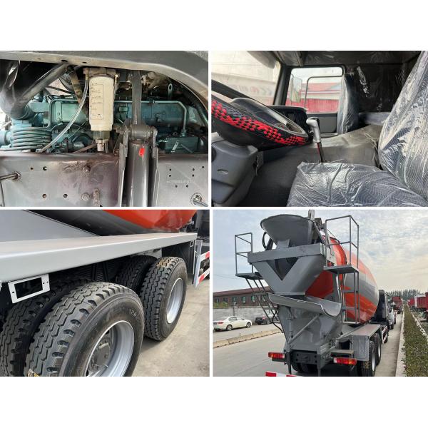 Sinotruck Howo Cement Used Concrete Mixer Truck With Drum 6x4 10m3