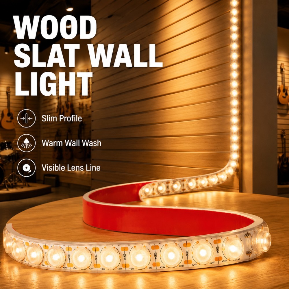 Flexible LED Wall Washer 42LED/M 16W DC24V Ra80 DMX512 For Outdoor Linear Lighting