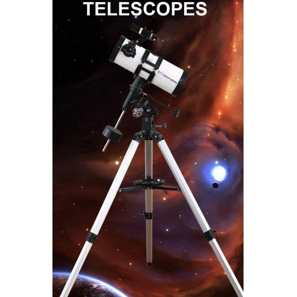 Telescope Focus length:500mm Objective diameter:114mm Eyepieces:PL6.5mm PL25mm K10mm K25mm