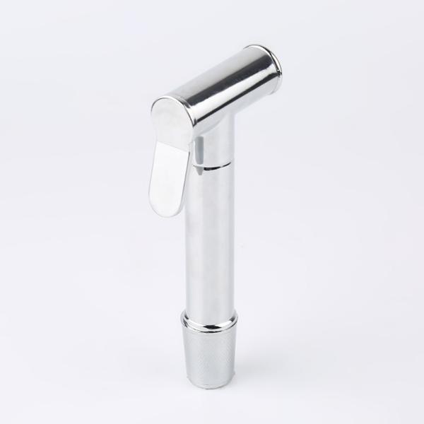 Chrome Plated Hand Spray Shattaf , Bidet Diaper Sprayer High Durability