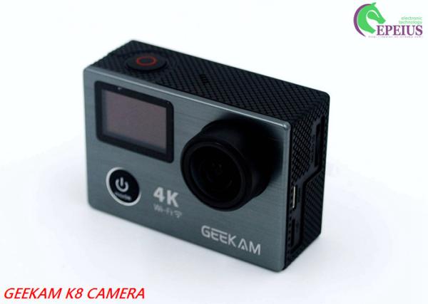 Underwater 30M HDMI 4k Sports Action Camera K8 Wifi 1080P 120fps With Dual Display