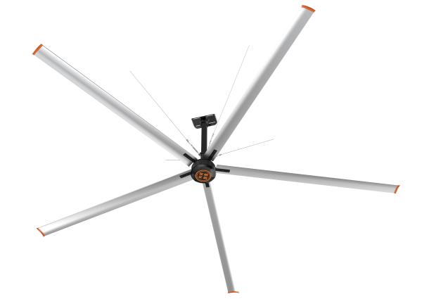 Permanent Magnet HVLS Ceiling Fans For Energy & Mining Remote Or Wall Controller
