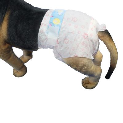 100% Cotton Super Absorbent Disposable Pet Diapers Elastic Waist Female Dog Diaper