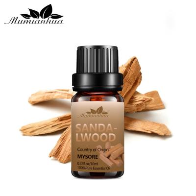 ODM puro essencial do óleo da fragrância do óleo 10ml 100% dos sândalos orgânicos do USDA