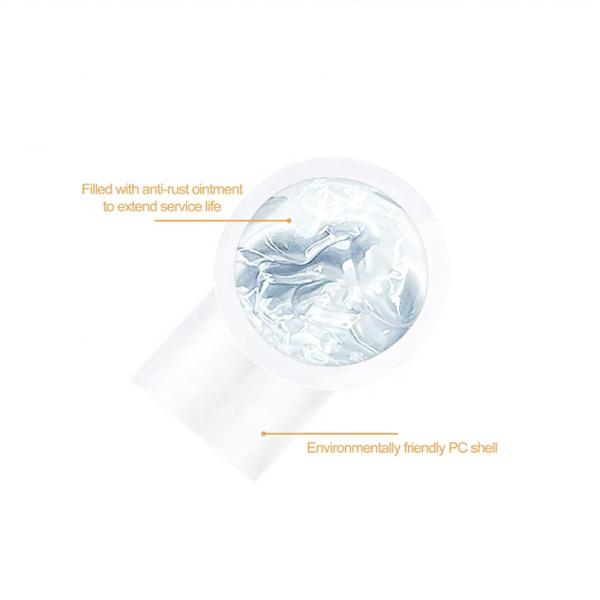 Botão claro alaranjado impermeável do conector da tala da extremidade do fio de telefone K2