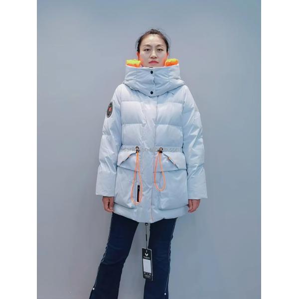 FODARLLO YF22531 Ladies Warm Hooded Cotton-padded Clothes Women Slim Long Winter Jackets Women Coats