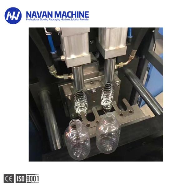 Semi Auto 800-1000BPH 0.2-2.0L Plastic Bottle Stretch Blow Molding Machine