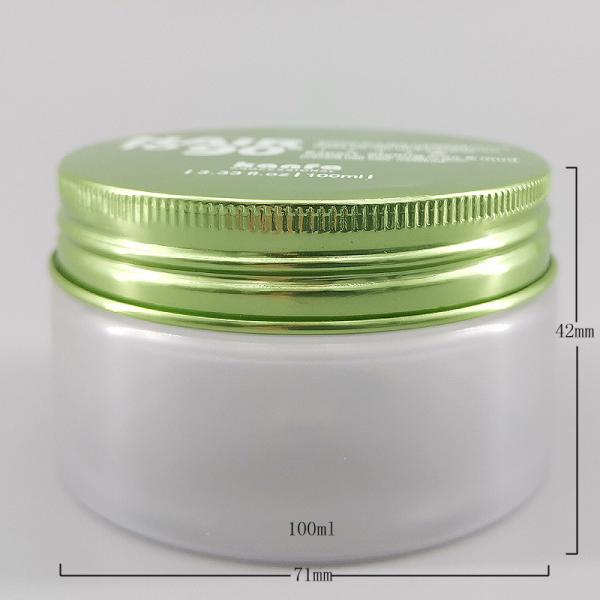 Прозрачные зеленые опарникы 100ml 42mm Biodegradable пластиковые