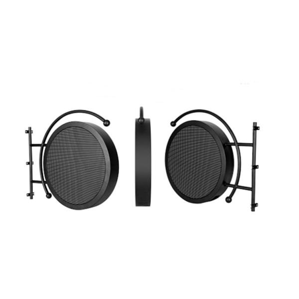 IP65 P4.68 Outdoor LED Display Panel Round Double Sided Logo Screen 4000 Nits