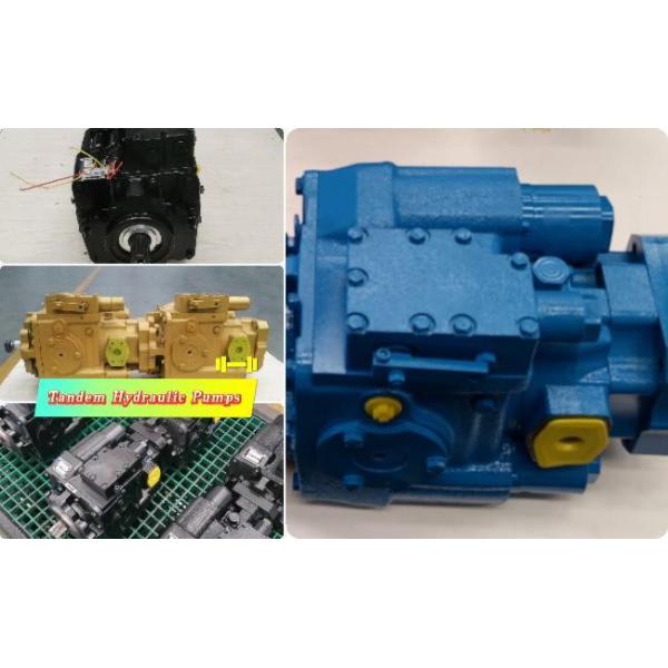 Cast Iron Harvester Tandem Pumps HPV70 Manual Loading Mode