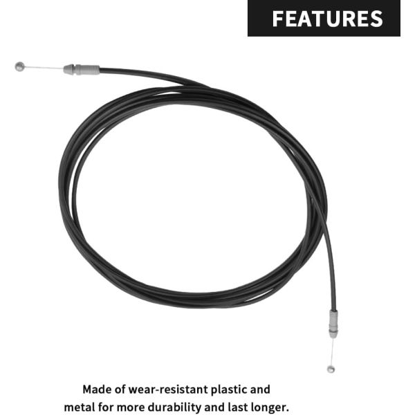 bulk Rear Trunk Release Cable Luggage Control Brake Wire Cable With Pvc Coating