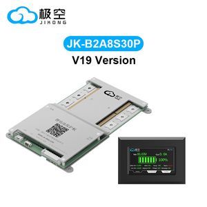 Jk Smart Active BMS 4s8s Jk-B1a8s10p Jk-B1a8s20p Jk-Qb2a8s20p Jk-B2a8s30p Terminal Ring Lug 2.5/4.3 Inches Display on off Switch