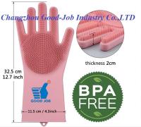 Da lavagem da louça livre amigável do silicone de Eco luvas protetoras do trabalho BPA
