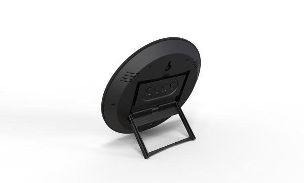 Easy-to-Read RC Wall Clock with Temperature Convenient Weather Display