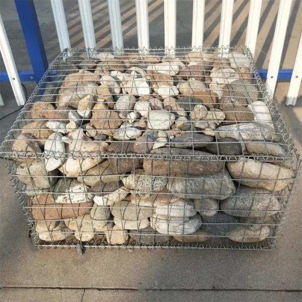 2x1x1m Gabion Basket 80x100 PVC Coated Gabion Mattress Bank Protection Rock Cage