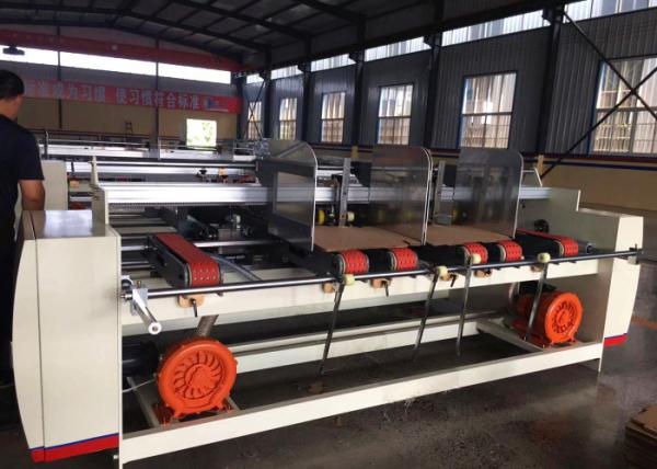 Double Sheets Folder Gluer Machine For Making Corrugated Carton Box