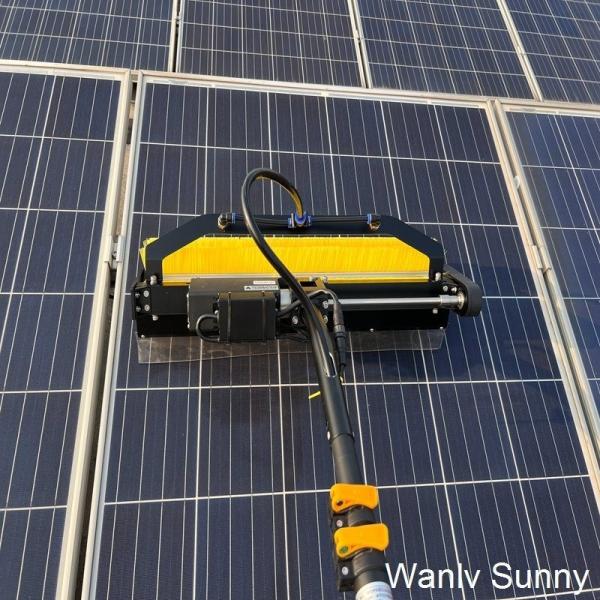Sistema de limpeza de painéis solares de alta pressão para limpeza eficiente de outdoors