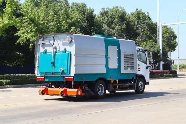 Perfect Urban Street Cleaning Sanitation Custom's Requirement Pure Electric Tailor-Made 4x2 Dongfeng Vacuum Sweeper Truck