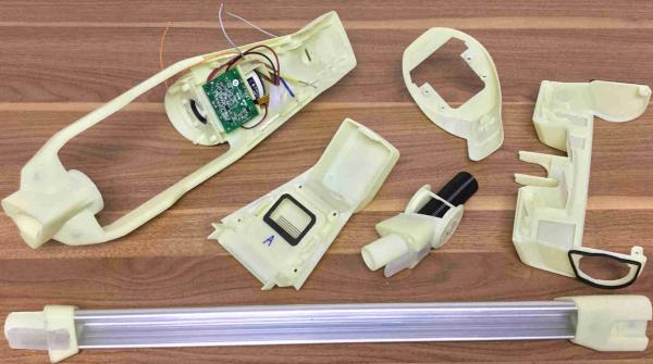 Natural ABS Household Appliance Parts , CNC Plastic Prototype Smooth Surface